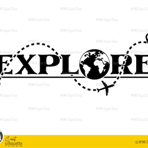 Erkunden Sie svg, Reise svg, Abenteuer svg, svg, png, cricut, dxf, Clipart, für kommerziellen und persönlichen Gebrauch