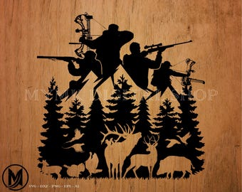 Hunting svg, hunting seasons, deer hunting svg, duck hunting svg, turkey hunting svg, fishing svg, cricut, cut file, dxf