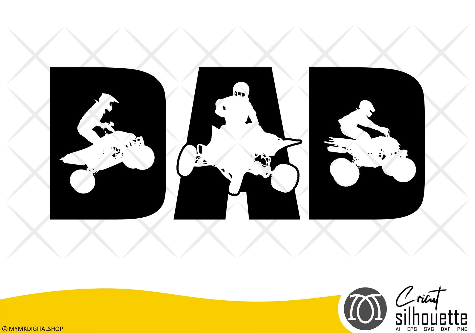 Atv Svg Atv Dad Svg File Mud Riding Svg Atv Rider Svg Svg | Etsy UK