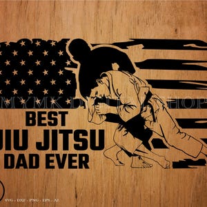 jiu jitsu svg, american flag best dad ever, martial arts svg, karate svg, png, clipart, dxf, cut file, cricut, svg