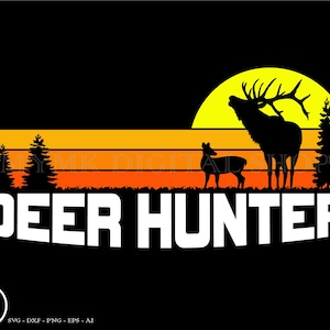 Deer Hunting svg, deer svg, deer hunter, silhouette,  png, rifle svg, png, cricut ready