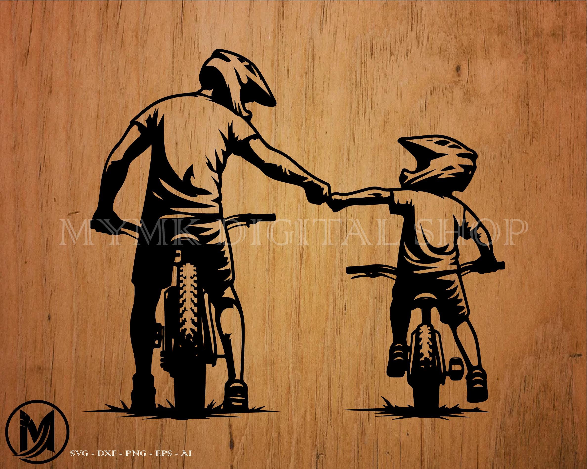 Bicicleta de padre hijo España