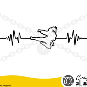 karate svg, taekwondo, pulse flying kick, martial arts svg, karate girl, svg, png, clipart, karate