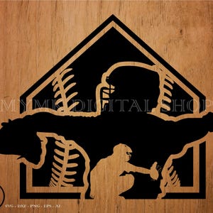 Basevall svg, Baseball Home Plate Catcher svg , svg, png, cricut, dxf, clipart, for Commercial and Personal use