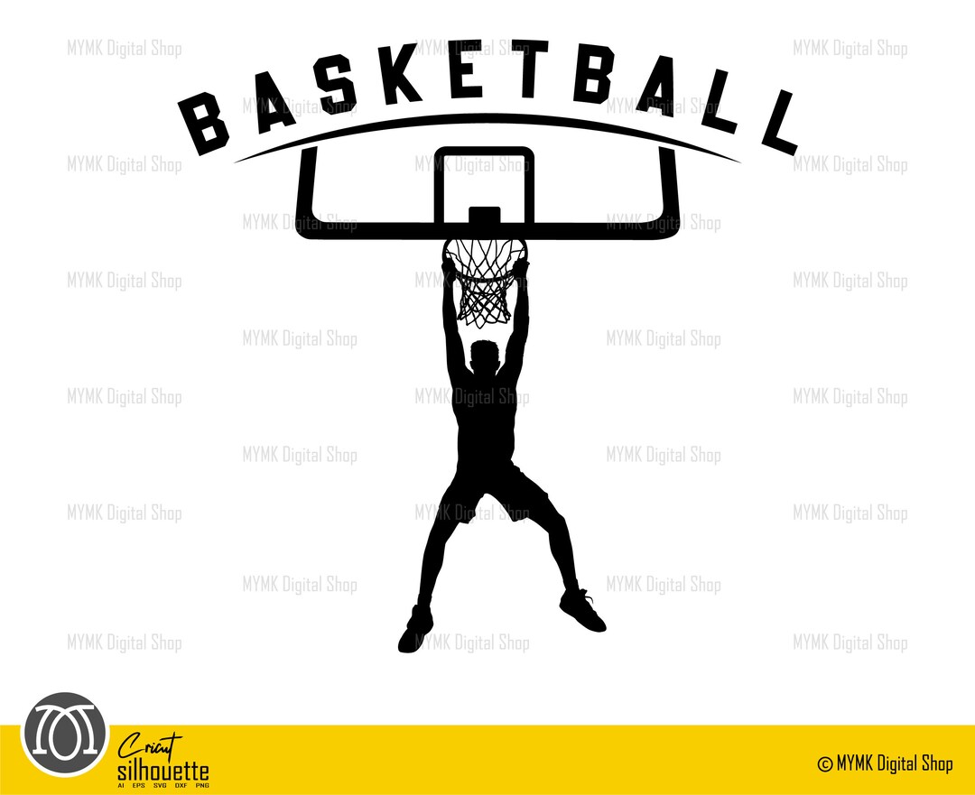 Basketball Svg, Basketball Dunk, Svg, Png, Cricut, Dxf, Clipart, for
