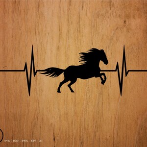 Horse svg, pulse, mustang svg, horse svg, horse clipart, cut file, cricut