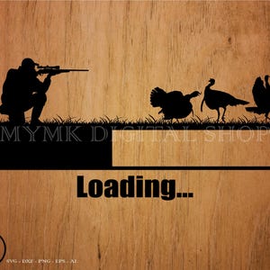 turkey hunting svg,loading svg, turkey svg, cut file, cricut file
