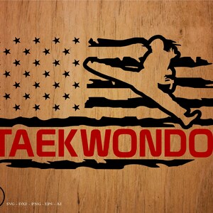 karate svg, taekwondo, american flag, martial arts svg, karate dad, svg, png, clipart, karate