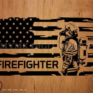 Feuerwehrmann svg, Feuerwehrmann US Flaggenkarte svg datei, Feuerwehrmann svg, svg, png, cricut, dxf, clip art, für kommerziellen und persönlichen Gebrauch