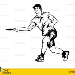 disc golf svg, Player Throwing svg, svg, png, cricut, dxf, clipart, for Commercial and Personal use