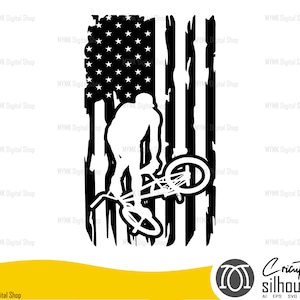 bmx svg, american flag, bmx, bike svg, clipart, png, svg, bmx clipart, cricut, cut file, dxf