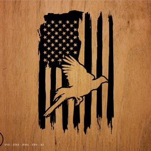 pheasant svg, american flag, pheasant hunting svg, hunting svg, bird hunting svg, png, svg, cut file, dxf file, cricut