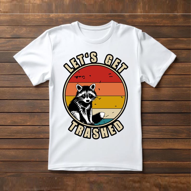 Raccoon Svg, Lets Get Trashed, Trash Panda Svg, Svg, Png, Cricut, Dxf ...