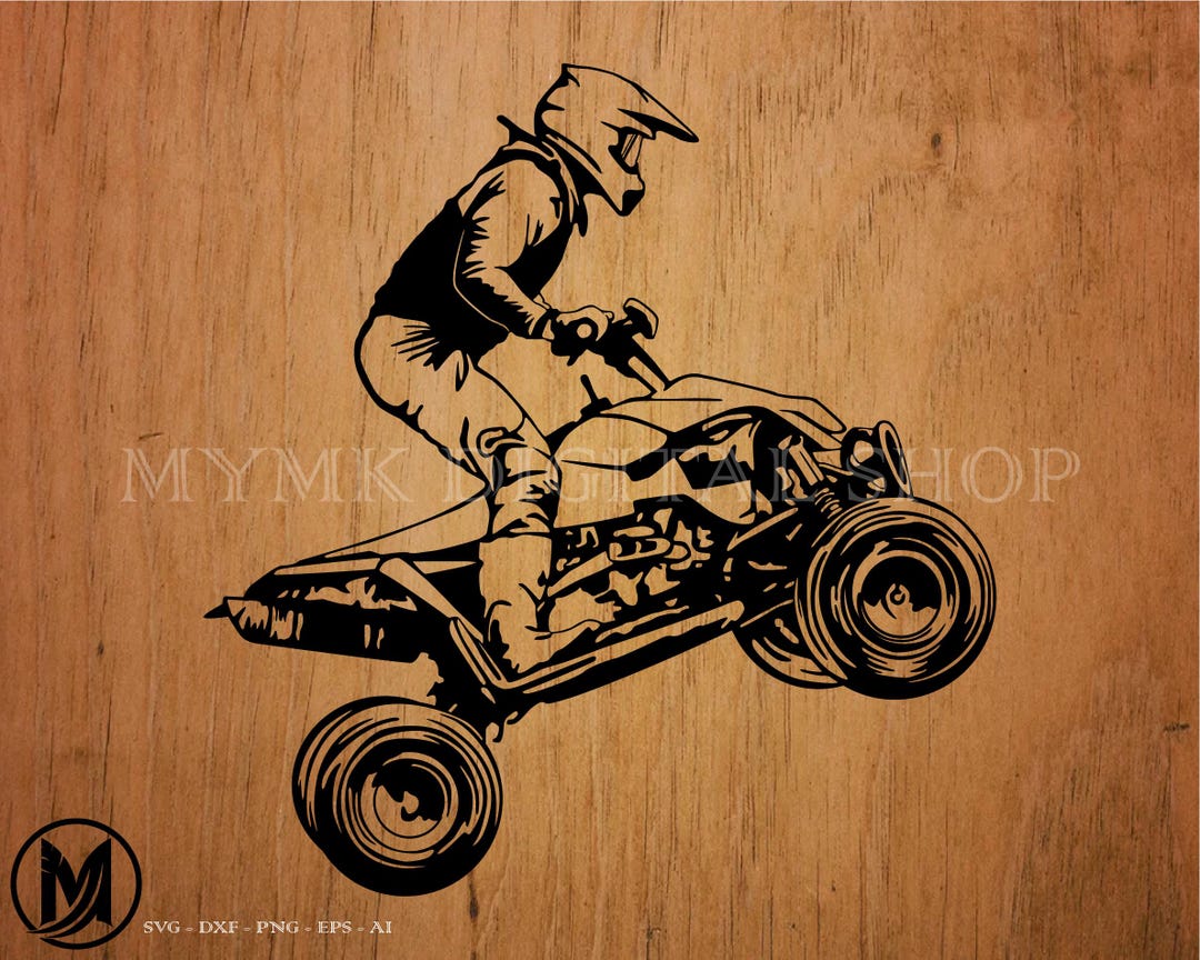 Atv Quad Riding Svg File, Atv Svg, Quad Riding Svg, Mud Riding Svg, Svg ...