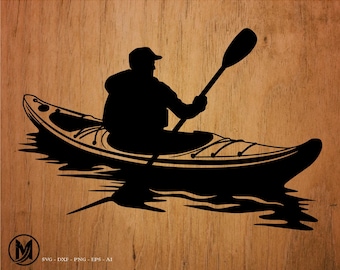 Kayaking svg, kayak svg, svg, png, cricut, dxf, clipart, for Commercial and Personal use