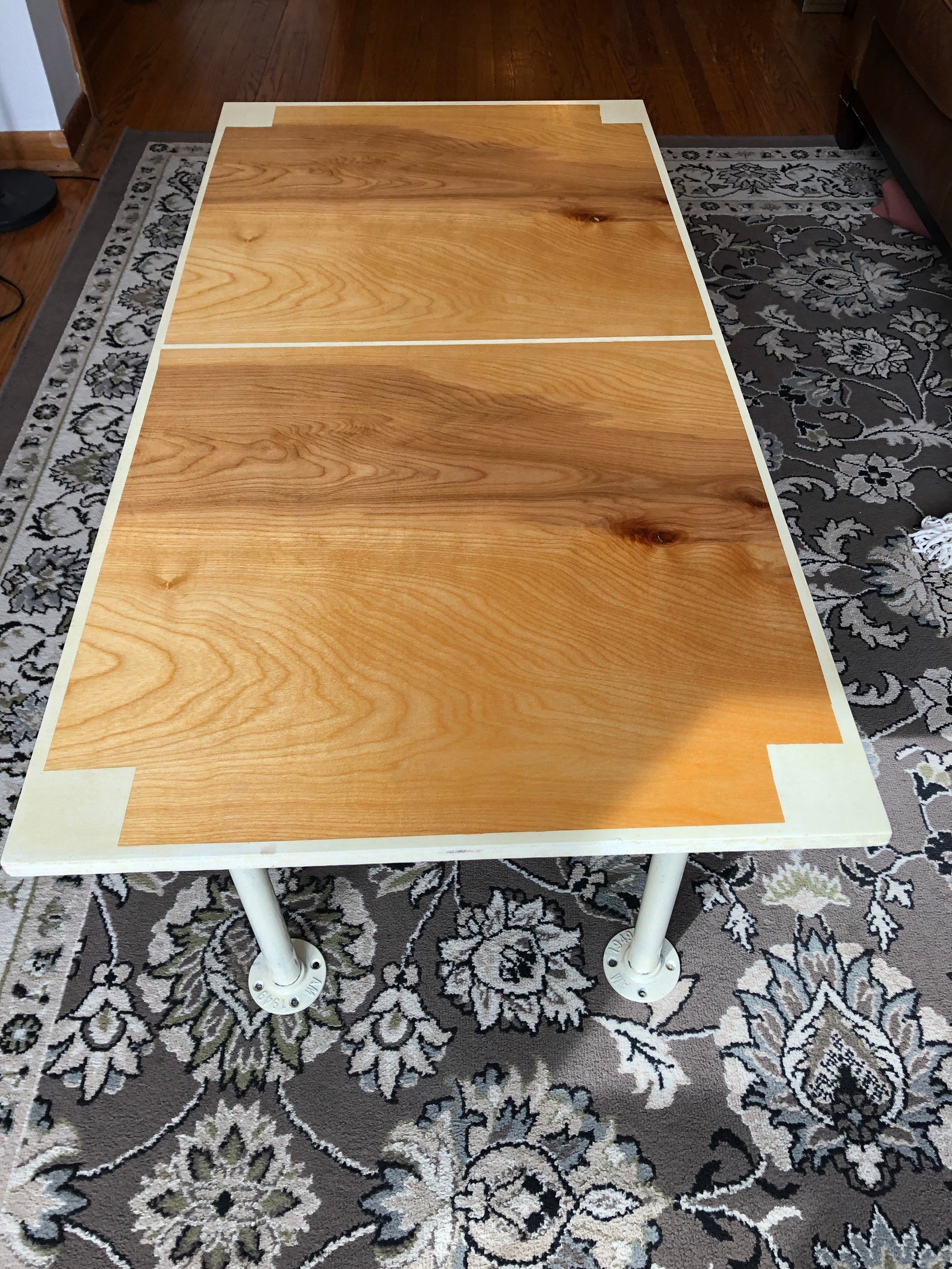 Beer Die Table Wood With off White Court Regulation Size Etsy