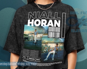 Retro Vintage Style Bootleg NIALL HORAN Premium Oversized Washed DF014