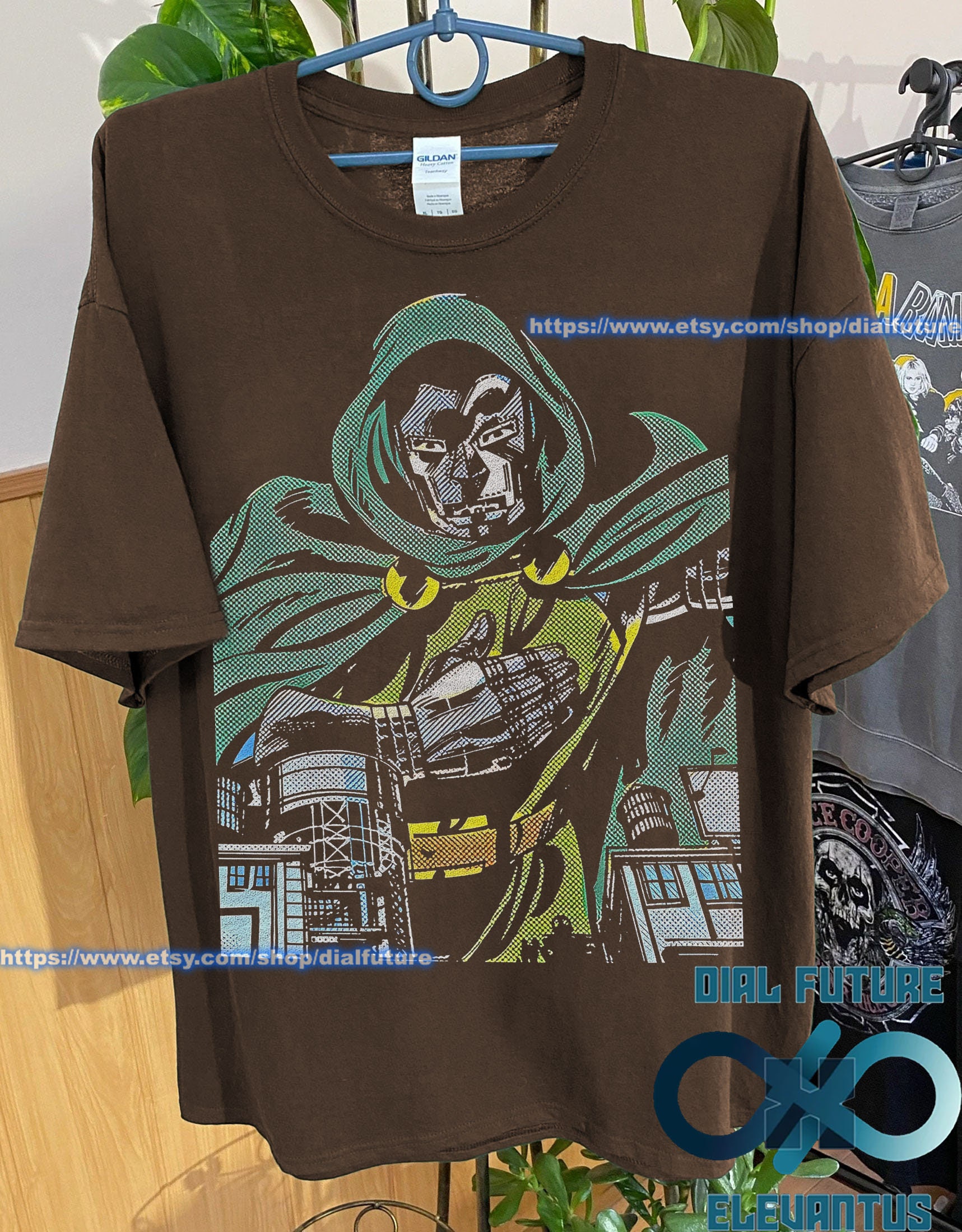 70s USA古着 マーベル Dr Doom プリントTシャツ vintage 70s USA古着 マーベル Dr Doom プリントTシャツ vintage