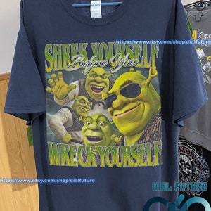 Shrek Funny Shirt Shrek Yourself Before You Wreck Yourself Shrek Meme Shirt, Disney Fiona Princess Shirts Shrek Party