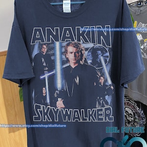 Anakin Skywalker Vintage T-Shirt, Retro 90er Fans Hommage Shirt, Geschenk für Fan, Hommage Shirt, Geschenk für Männer Frauen Unisex Tshirt