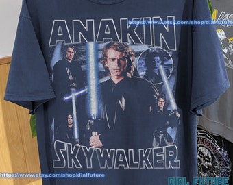 Anakin Skywalker Vintage T-Shirt, Retro 90's Fans Homage Shirt, Gift For Fan,homage shirt, Gift For Men Women Unisex Tshirt