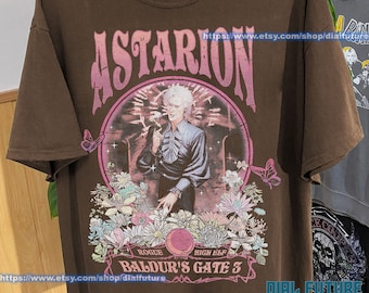 Vintage Astarion Elf Shirt, Baldurs Gate 3 Shirt, Astarion Merch Shirt, Astarion Rogue Unisex Shirt