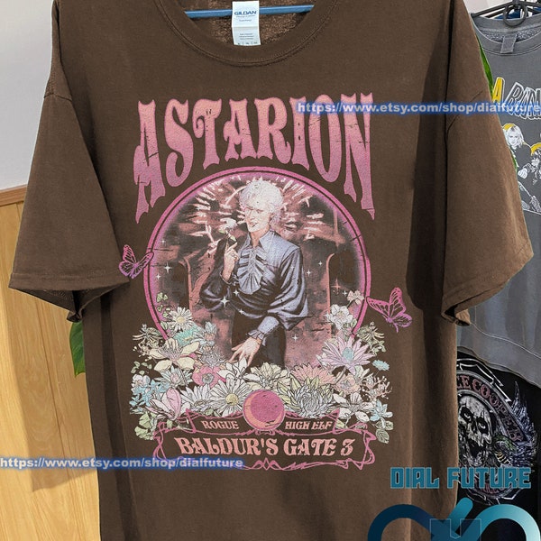 Vintage Astarion Elf Shirt, Baldurs Gate 3 Shirt, Astarion Merch Shirt, Astarion Rogue Unisex Shirt