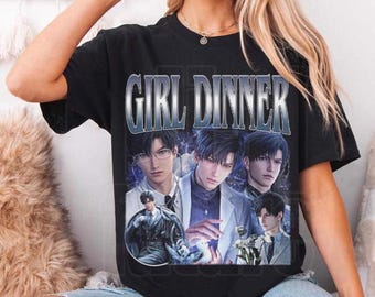 Retro 90S Girl Dinner Zayne Shirt Vintage Style Graphic Tee T-Shirt Unisex Men & Women