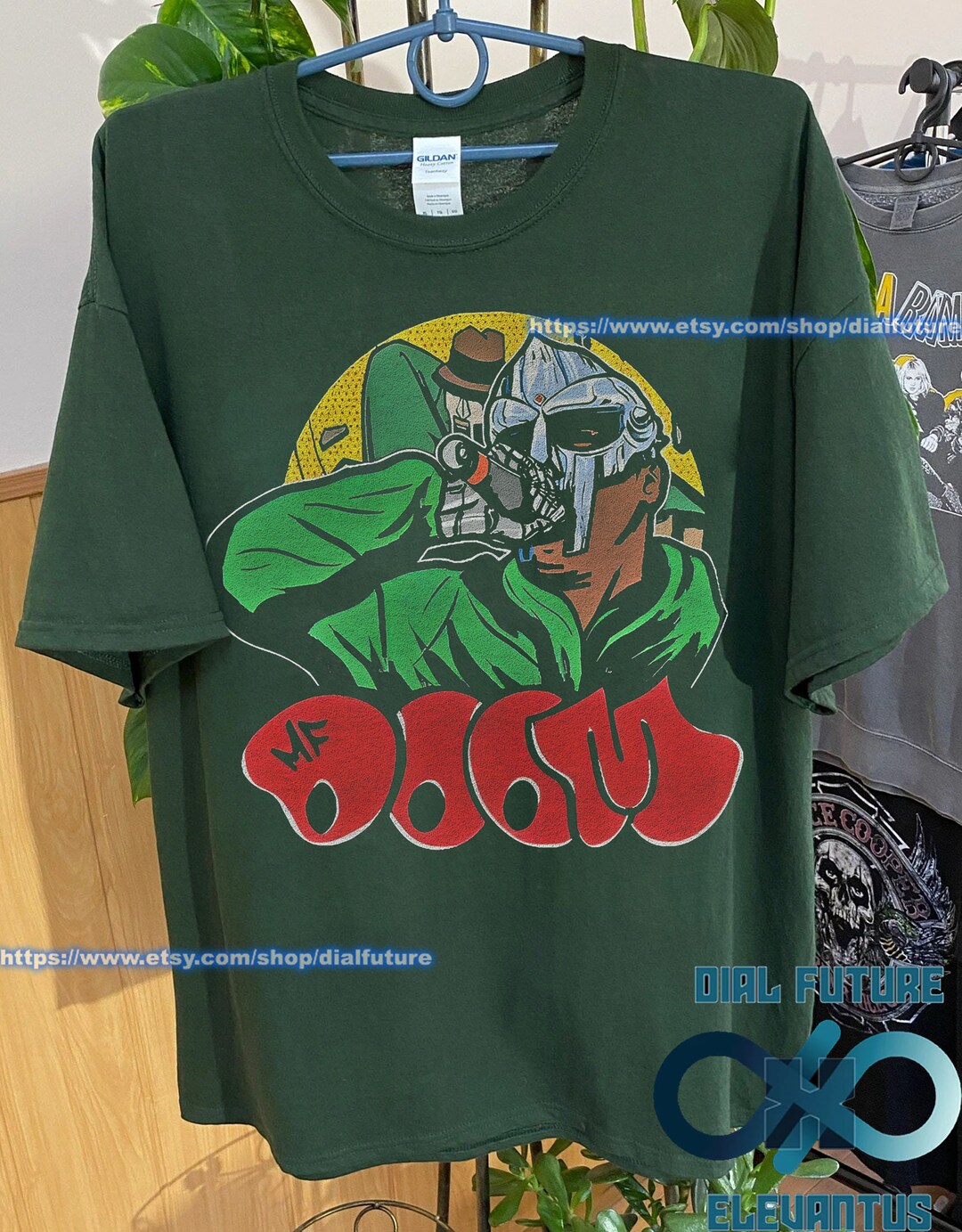 MFDOOMプリントTシャツホワイトビンテージラップ T HIPHOPXLサイズ il_1080xN.5062058823_4esb.jpg