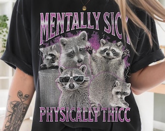 Trash Panda tshirt, Funny Raccoon Meme tee, My Spirit Animal T-Shirt, Raccoon gets drunk liquor raccoon