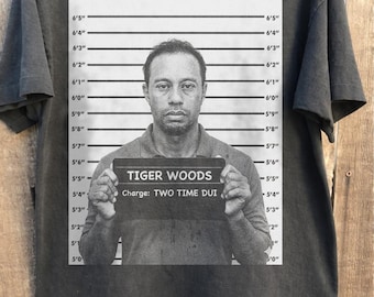Tiger Woods DUI Mugshot 2026 T-Shirt, Golf Legend Sweatshirt, Sports Icon Tee, Golf Fan Gift