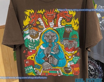 MF DOOM Sadevillain Album Cover Vintage T-shirt - Perfect for Doom