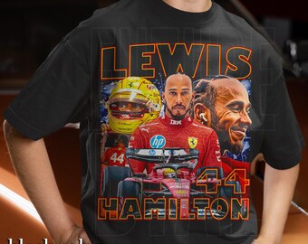 Vintage 90s Graphic Style  Lewis Hamilton T-shirt, Lewis Hamilton 44 T-shirt, Gifts For Man and Women Unisex T-shirt