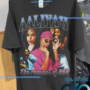 Aaliyah Vintage Vintage Bootleg T-Shirt, Aaliyah Homage Graphic Unisex Sweatshirt ,Actress Sweatshirt, Retro 90's Fans Hoodie ,R&B Gift