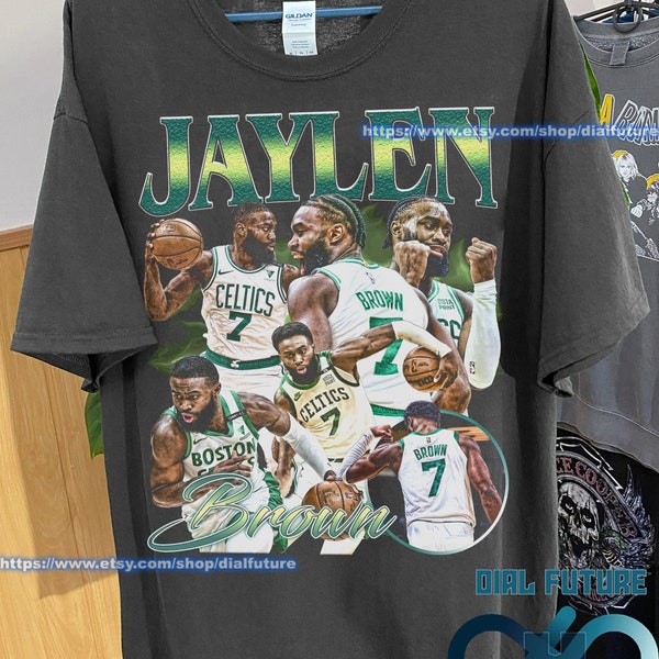 Vintage 90s Basketball Bootleg Style T-Shirt, Jaylen Brown Graphic Tee, Jaylen Brown Shirt, Jaylen Brown Tee, Basketball T-Shirt