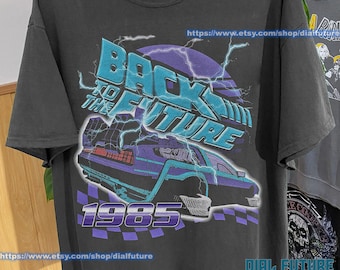 Back to the Future Poster Style T Shirt, Back to the Future Movie Shirt, 80s Movie T-Shirt, Gift for Her, Gift for Him, 80s Nostalgia.
