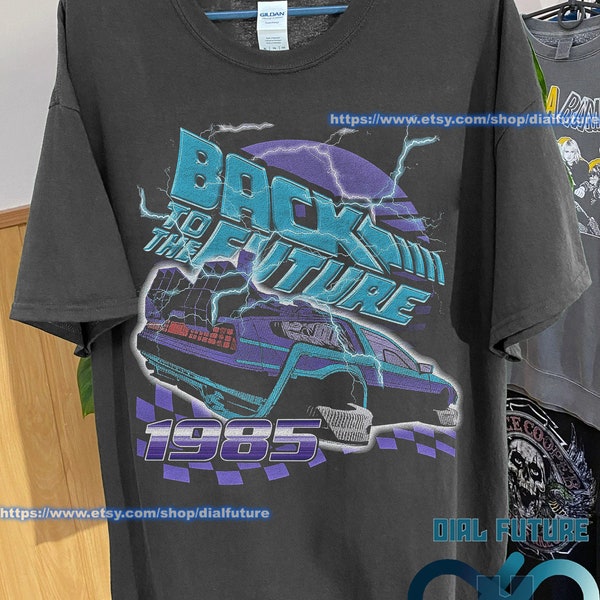 Back to the Future Poster Style T Shirt, Back to the Future Movie Shirt, 80s Movie T-Shirt, Gift for Her, Gift for Him, 80s Nostalgia.