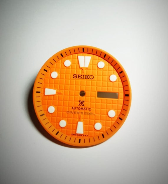Dial Maker Watches Modified for Seiko Turtle Orange Dial High | Etsy