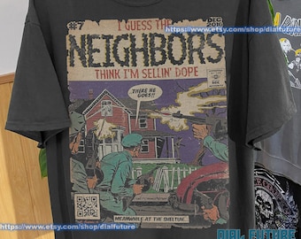 Vintage J Cole TShirt, Neighbors Comic Book Parody Shirt, Rapper Shirt, Bootleg Raptees 90s Shirt, J cole Graphic Tee, Unisex Shirt