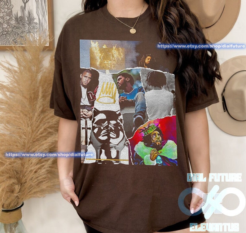 Vintage J Cole Shirt, Rapper Shirt, Bootleg Raptees 90s Shirt, J Cole ...