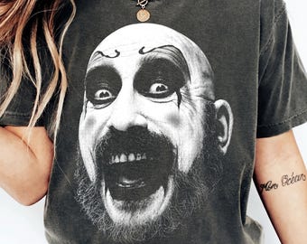 Vintage Captain Spaulding Shirt, Retro Horror Movie Graphic T-Shirt, House of 1000 Corpses Tee, Rob Zombie Fan Shirt, Spooky Season Gift