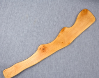 Wooden wavy spanking paddle 16 1/4" for adults