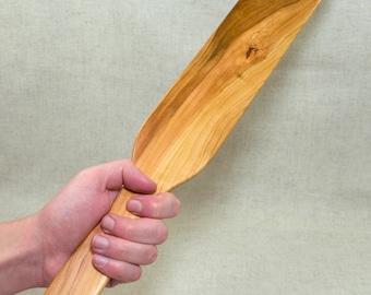 Wooden straight spanking paddle 18 1/4" for adults