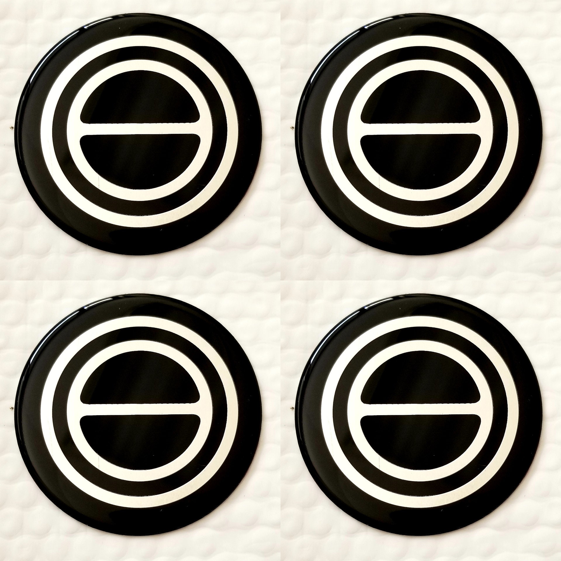 4pcs of 19801996 Ford F150 Bronco Van Center Caps Black Etsy