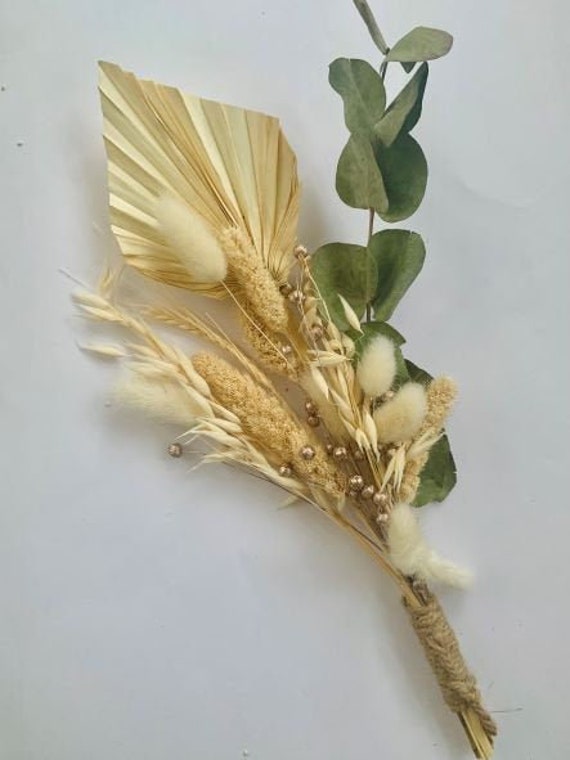 Dried Flower Posy in Neutral Colour Stems/Special Etsy