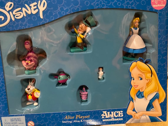 Vintage Miniature Figurine French Feve, Disney Alice in Wonderland
