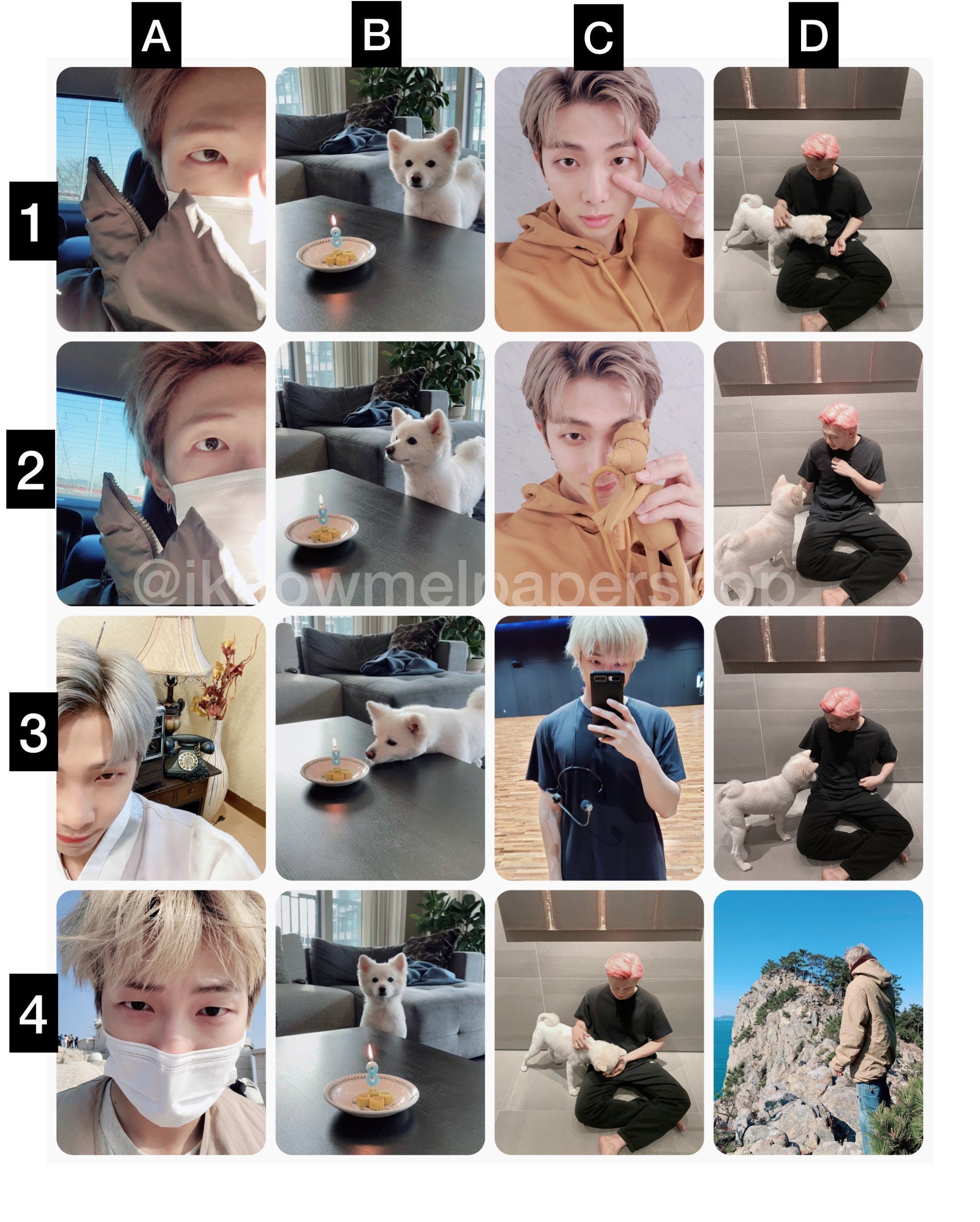 BTS RM Twitter/Weverse Updates 2021 Etsy