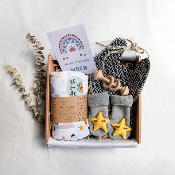 Gift Card in a Welcome Baby Gift Box