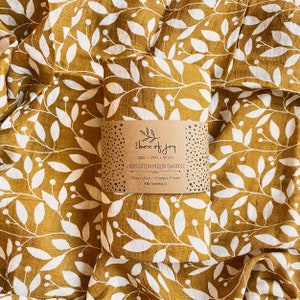 Copertina per neonati con motivo floreale, copertina ultra morbida per neonati, mussola per neonati da 120 cm x 120 cm, copertina per neonati, regalo per baby shower