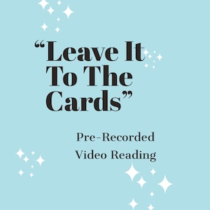 Laat het aan de kaarten over Vooraf opgenomen tarotvideo's lezen || Paranormaal lezen || Tarotlegging || Waarzeggerij